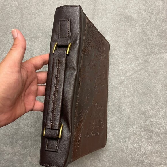 1950s Tops'le Duxbak Hunting Vest Large Vintage Brown - Picture 3 of 10